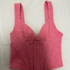 Zara pink corset size small